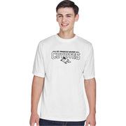 STFX SPIRITWEAR - COYOTES PRINT - TEAM 365 MOISTURE WICKING TEE -  ADULT