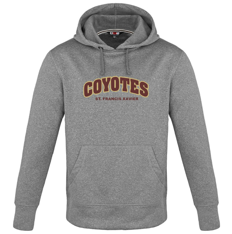 STFX SPIRITWEAR - COYOTES TWILL - PALM AIRE MOISTURE WICKING HOODIE - ADULT