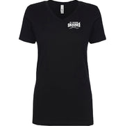 ST. ISIDORE STAFFWEAR - ATC RINGSPUN V NECK TEE - LADIES