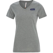ST. ISIDORE STAFFWEAR - ATC RINGSPUN V NECK TEE - LADIES