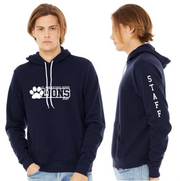 ST. ANNE STAFFWEAR - LIONS - BELLA + CANVAS FLEECE PULLOVER HOODIE - ADULT