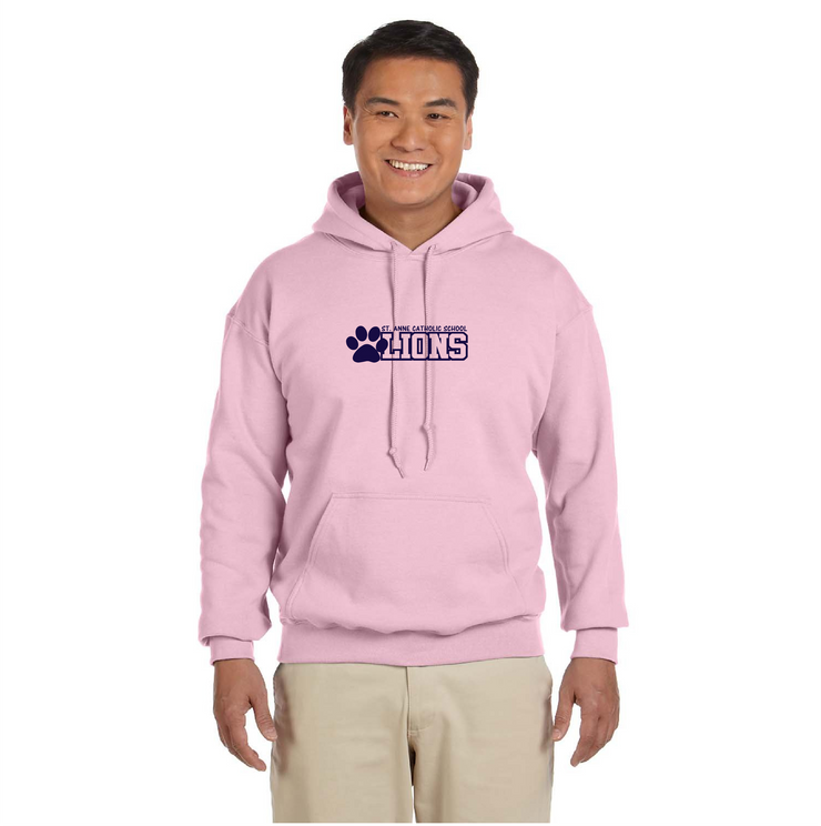 ST. ANNE SPIRITWEAR - LIONS - GILDAN COTTON HOODIE -  ADULT