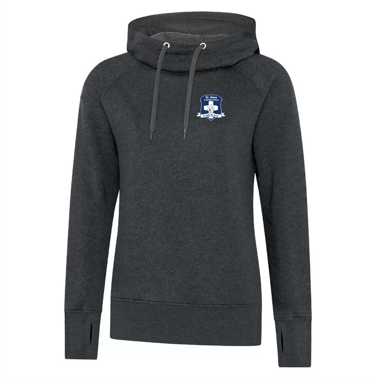 ST. ANNE STAFFWEAR - CREST EMB - ATC VINTAGE HOODIE - LADIES
