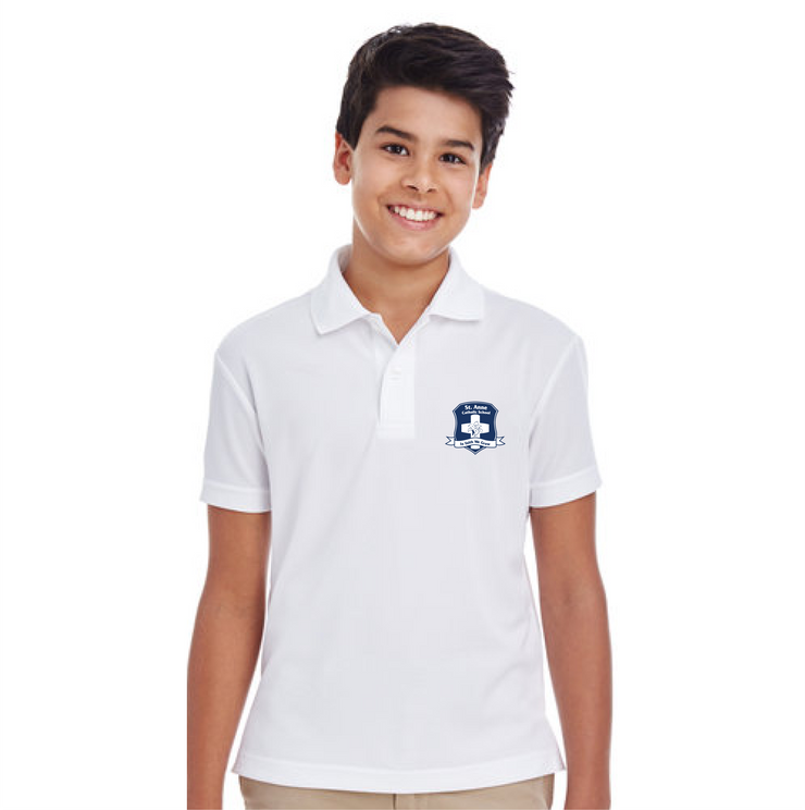 ST. ANNE SPIRITWEAR - CREST - CORE 365 PERFORMANCE PIQUE POLO - YOUTH