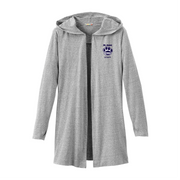 ST. ANNE STAFFWEAR - PAW EMB - ASHLAND KNIT HOODED CARDI - LADIES