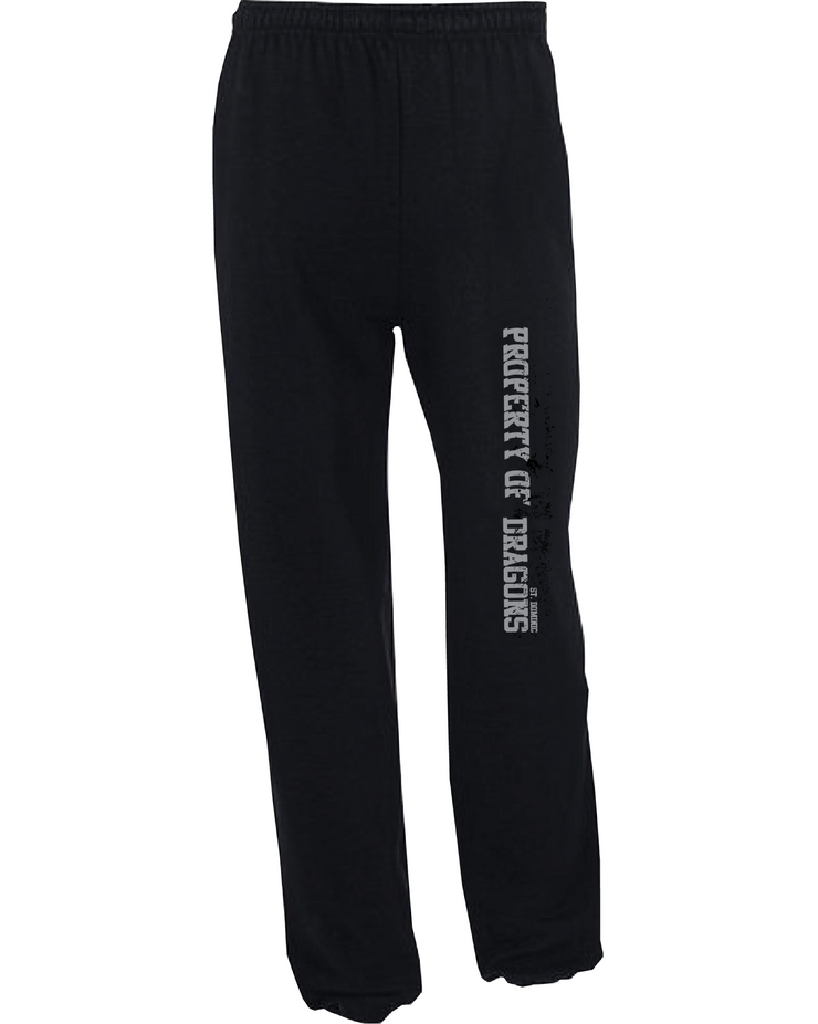 ST DOMINIC SPIRITWEAR - PROPERTY OF DRAGONS -  GILDAN SWEATPANTS - YOUTH