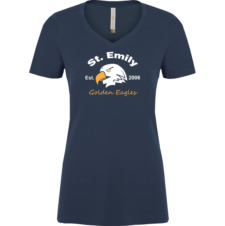 ST EMILY SPIRITWEAR - ATC LADIES EUROSPUN TEE - ADULT