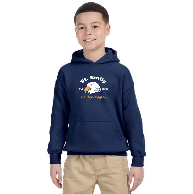 ST EMILY SPIRITWEAR - GILDAN COTTON HOODIE - YOUTH