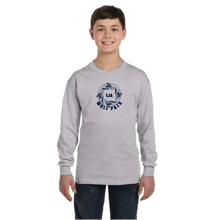 ST. JOHN THE APOSTLE SPIRITWEAR - GILDAN COTTON LONGSLEEVE - YOUTH