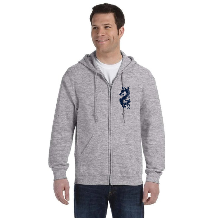 ST. JOHN THE APOSTLE SPIRITWEAR - GILDAN ZIPPED HOODIE - ADULT