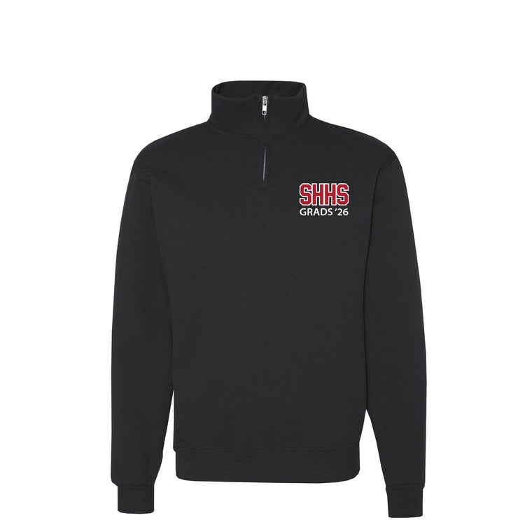 SACRED HEART GRAD - EMB - JERZEES QUARTER ZIP SWEATSHIRT - ADULT