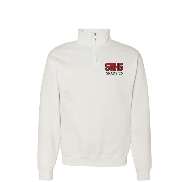 SACRED HEART GRAD - EMB - JERZEES QUARTER ZIP SWEATSHIRT - ADULT