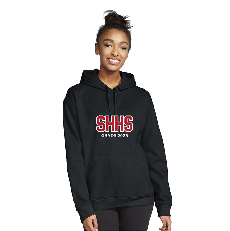 SACRED HEART GRAD - TWILL - GILDAN SOFTSTYLE HOODIE - ADULT