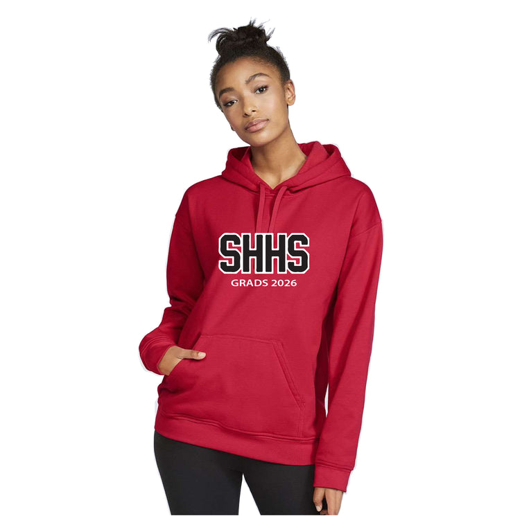 SACRED HEART GRAD - TWILL - GILDAN SOFTSTYLE HOODIE - ADULT
