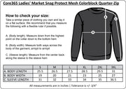 STEPHEN LEACOCK STAFFWEAR - SLPS EMB - VENTURE HEATHERED STRIPE QUARTER ZIP - LADIES