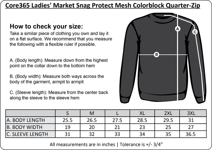 STEPHEN LEACOCK STAFFWEAR - SLPS EMB - VENTURE HEATHERED STRIPE QUARTER ZIP - LADIES