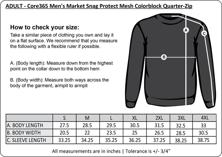 STEPHEN LEACOCK STAFFWEAR - SLPS EMB - VENTURE HEATHERED STRIPE QUARTER ZIP QUARTER ZIP - MENS