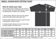 HOLY SPIRIT CATHOLIC SCHOOL SPIRITWEAR - HAWKS PRINT - GILDAN COTTON TEE  - ADULT