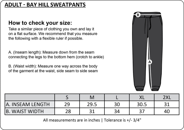 SACRED HEART SPIRITWEAR - HUSKIES - BAY HILL SWEATPANTS - ADULT
