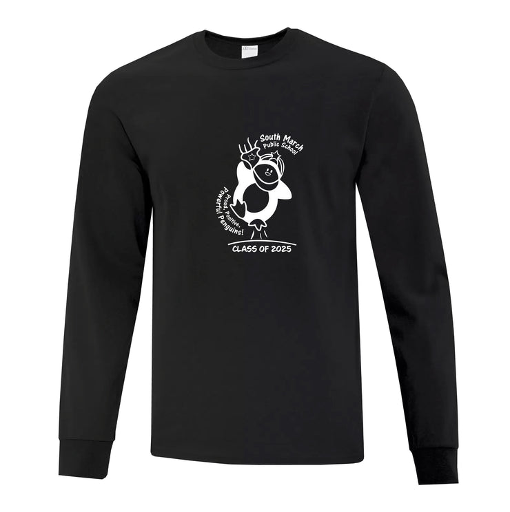 SOUTH MARCH GRADWEAR - SCHOOL LOGO - ATC COTTON LONGSLEEVE - ADULT