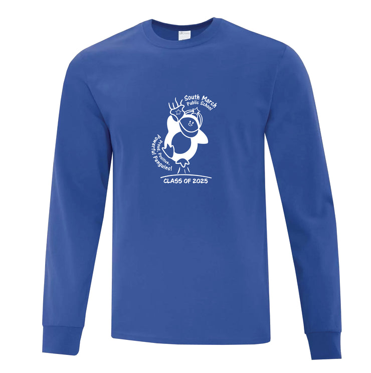 SOUTH MARCH GRADWEAR - SCHOOL LOGO - ATC COTTON LONGSLEEVE - ADULT