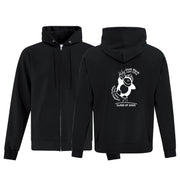 SOUTH MARCH GRADWEAR - SCHOOL LOGO - ATC COTTON ZIPPED HOODIE - ADULT