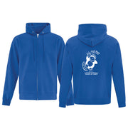 SOUTH MARCH GRADWEAR - SCHOOL LOGO - ATC COTTON ZIPPED HOODIE - ADULT
