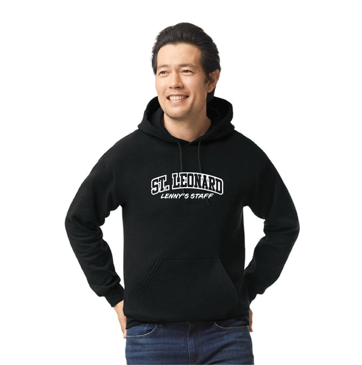 ST. LEONARD STAFFWEAR - GILDAN COTTON HOODIE - ADULT