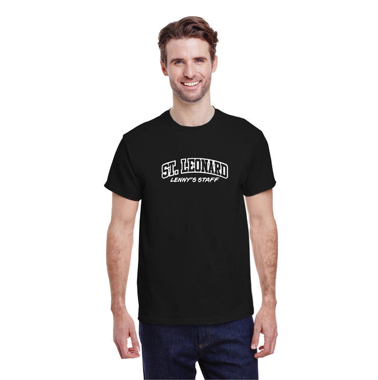 ST. LEONARD STAFFWEAR - GILDAN COTTON TEE - ADULT