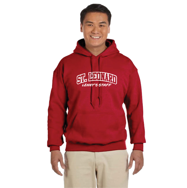 ST. LEONARD STAFFWEAR - GILDAN COTTON HOODIE - ADULT