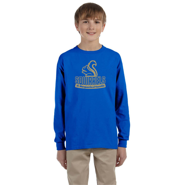SMY SPIRITWEAR - SQUIRRELS - GILDAN COTTON LONGSLEEVE - YOUTH