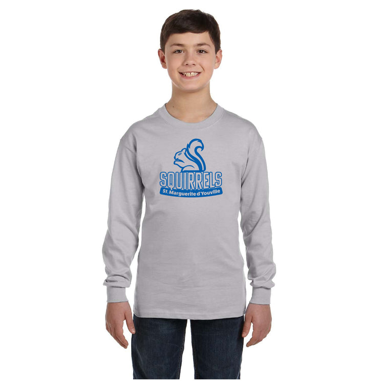 SMY SPIRITWEAR - SQUIRRELS - GILDAN COTTON LONGSLEEVE - YOUTH
