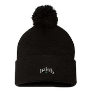 ST. PATRICK'S HS SPIRITWEAR - IRISH EMBROIDERY - SPORTSMAN POM POM TOQUE