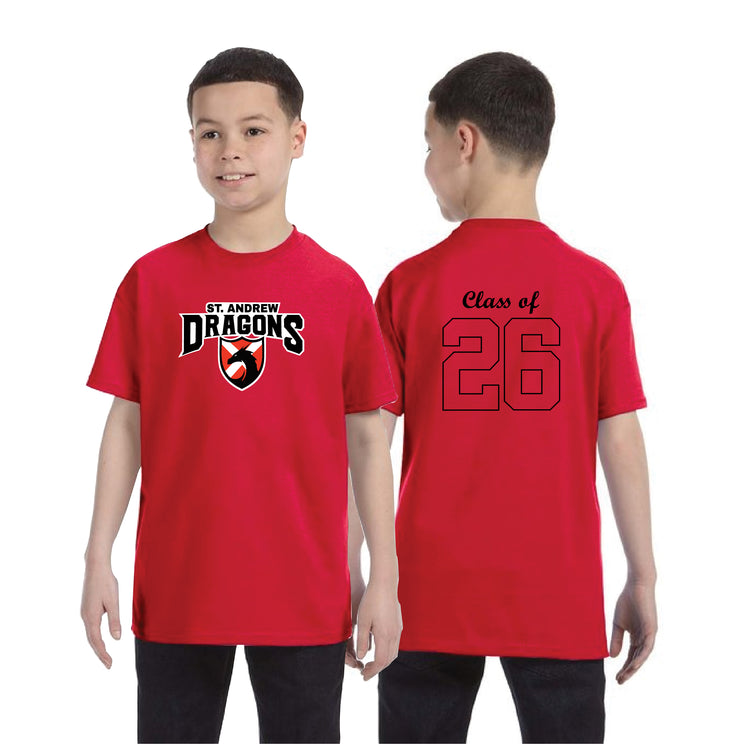 ST. ANDREW SCHOOL CLASS OF 26 - GILDAN COTTON TEE - YOUTH