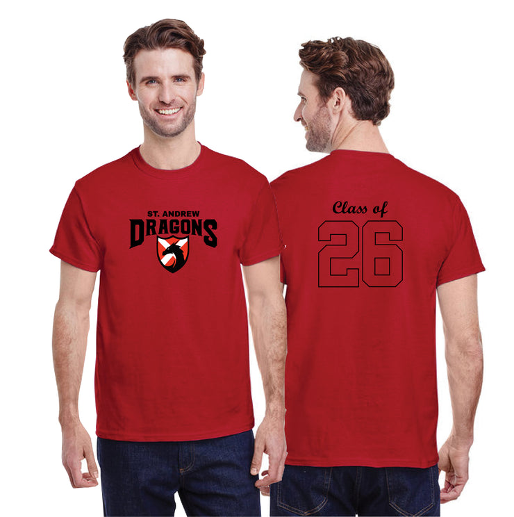 ST. ANDREW SCHOOL CLASS OF 26 - GILDAN COTTON TEE - ADULT