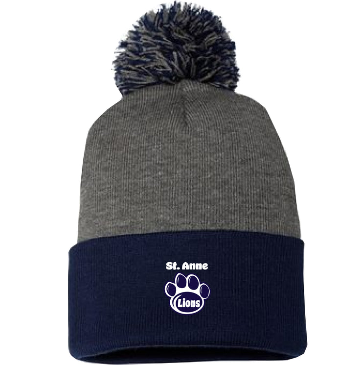 ST. ANNE SPIRITWEAR - POM POM CUFFED TOQUE