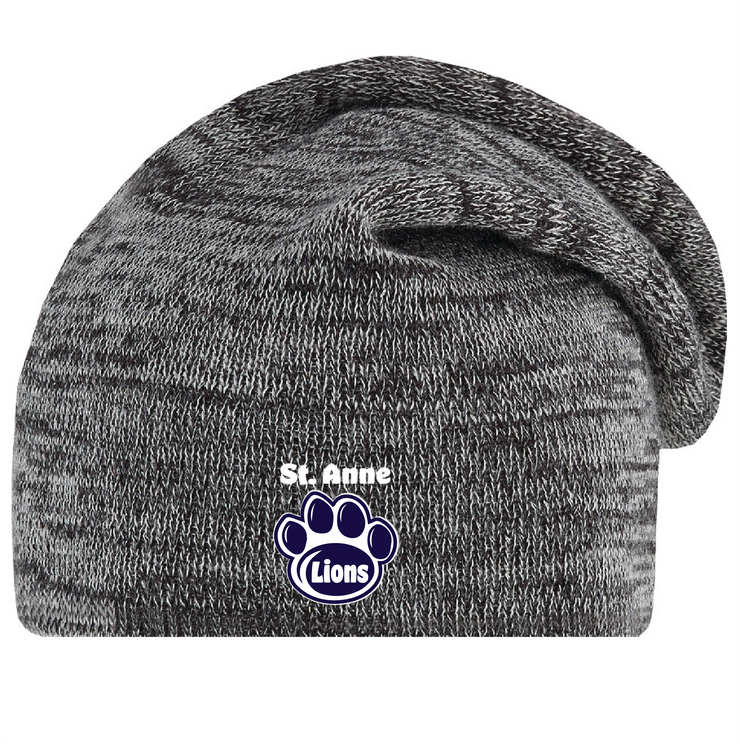 ST. ANNE STAFFWEAR - PAW EMB - SLOUCHY TOQUE