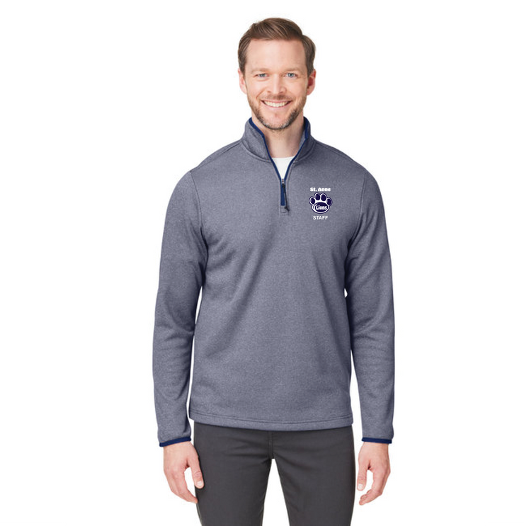 ST. ANNE STAFFWEAR - EMB LEFT CHEST - CORE365 QUARTER ZIP - MENS
