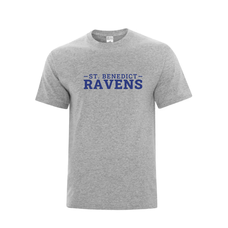 ST. BENEDICT SPIRITWEAR - BENEDICT PRINT - ADULT ATC MOISTURE WICKING TEE - ADULT