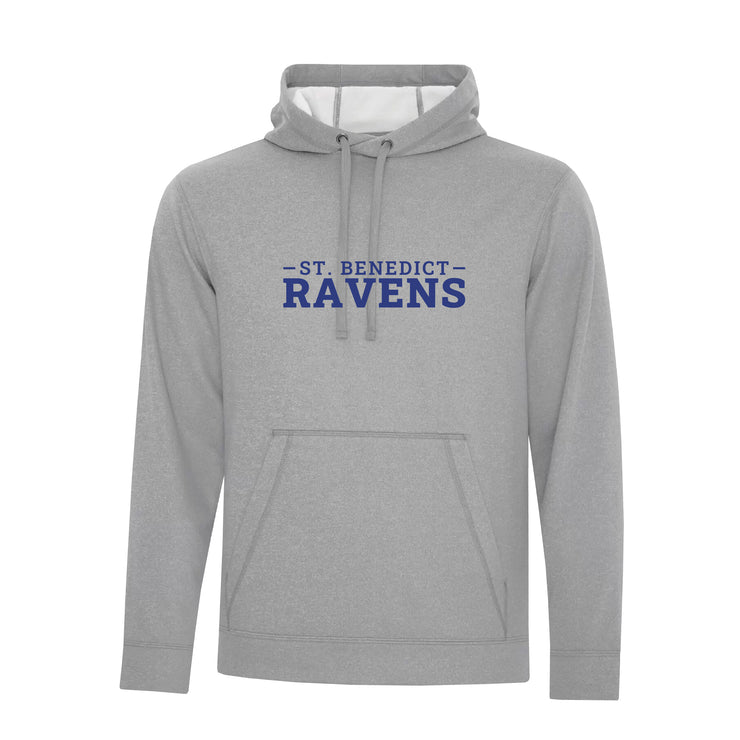 ST. BENEDICT SPIRITWEAR - BENEDICT PRINT - ATC MOISTURE WICKING HOODIE - ADULT