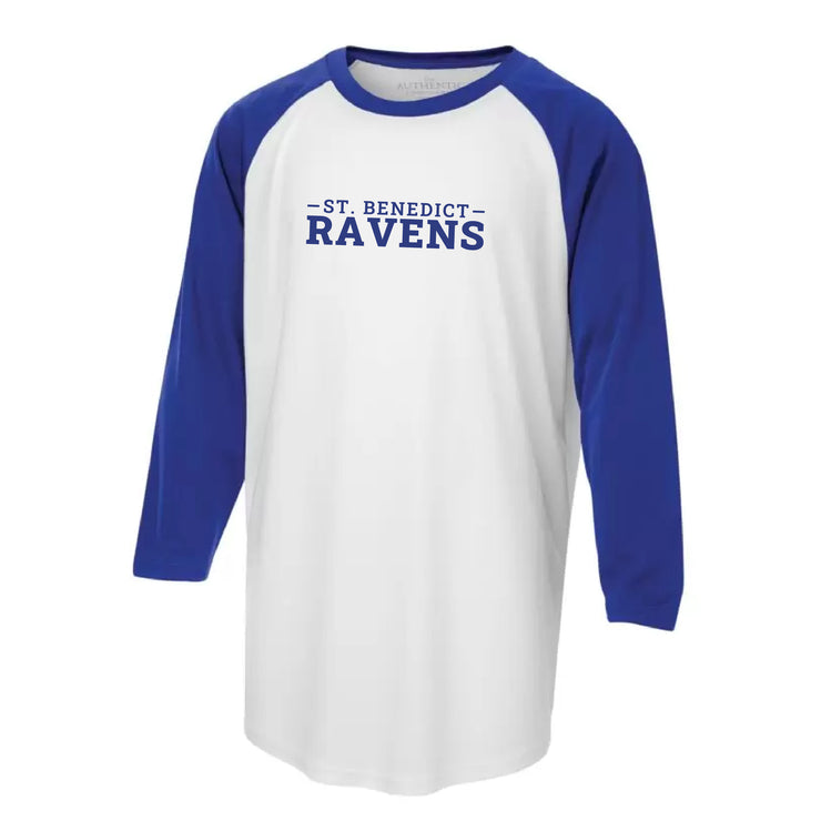 ST. BENEDICT SPIRITWEAR - BENEDICT PRINT - ATC EUROSPUN BASEBALL TEE - YOUTH