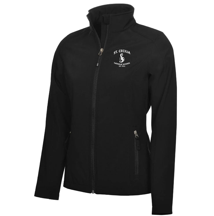 ST CECILIA STAFFWEAR - COAL HARBOUR SOFT SHELL JACKET - LADIES