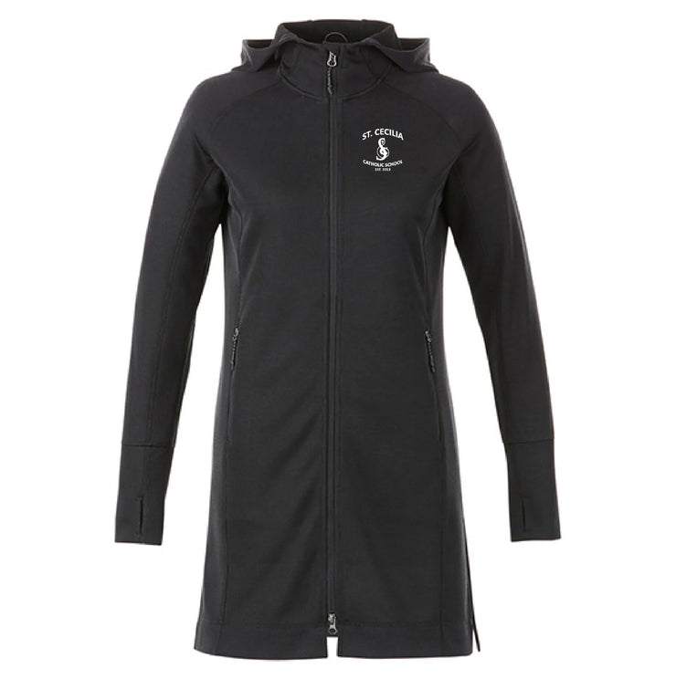 ST CECILIA STAFFWEAR - ODELL KNIT ZIP HOODY - LADIES