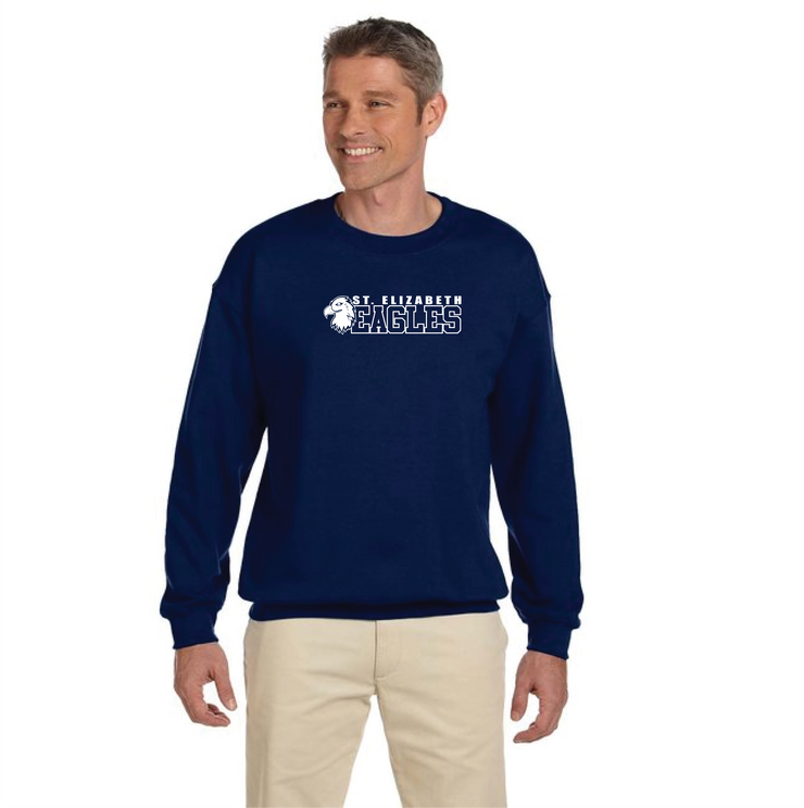 ST. ELIZABETH SPIRITWEAR - GILDAN COTTON FLEECE CREWNECK - ADULT