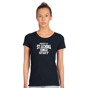 ST. GEMMA STAFFWEAR - NEXT LEVEL RINGSPUN TEE - LADIES