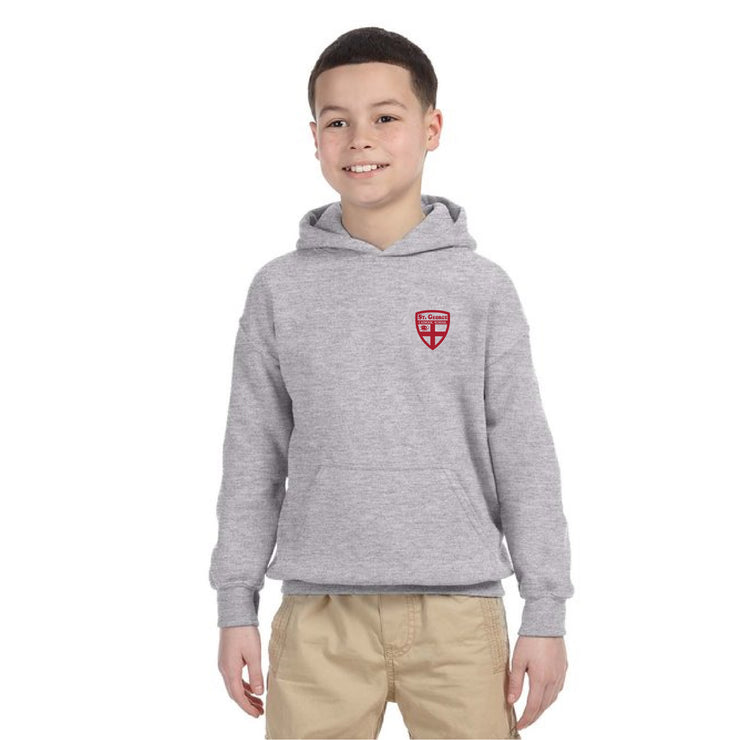 ST. GEORGE SPIRITWEAR- YOUTH GILDAN COTTON HOODIE