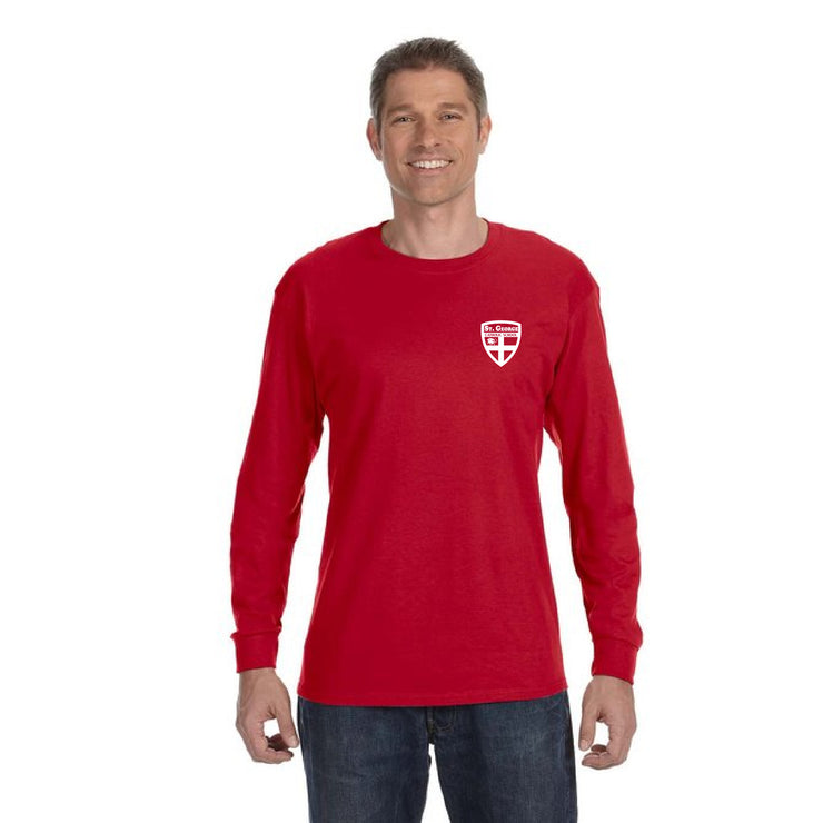 ST. GEORGE SPIRITWEAR - GILDAN COTTON LONGSLEEVE - ADULT