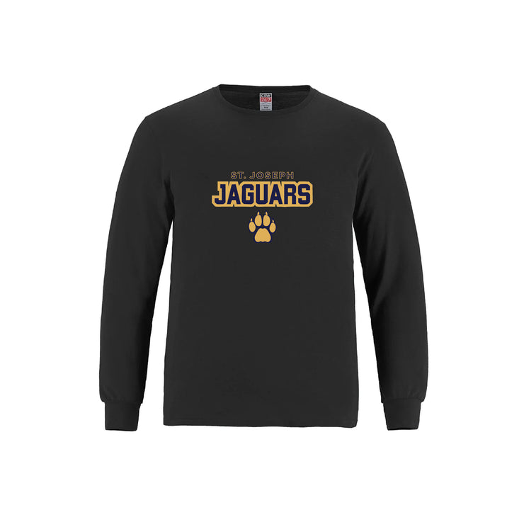 ST JOSEPH JAG SWAG - JAGUARS - BREEZE LONG SLEEVE CREWNECK -  ADULT