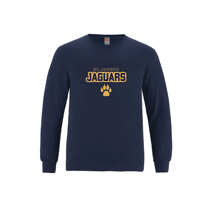 ST JOSEPH JAG SWAG - JAGUARS - BREEZE LONG SLEEVE CREWNECK -  ADULT