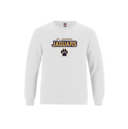 ST JOSEPH JAG SWAG - JAGUARS - BREEZE LONG SLEEVE CREWNECK -  ADULT
